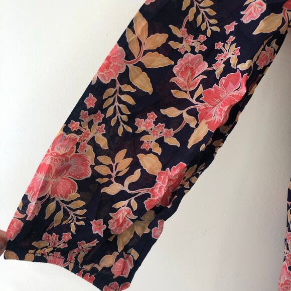 Free People Womens A New Way Maxi Dress Multicolor L NWT - Picture 8 of 11